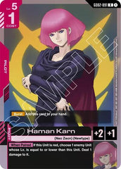 Haman Karn - GD02-091 - RARE - Gundam Promotional Cards