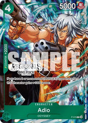 Adio - P-078 - Promo (Online Regional Participation Pack 2025 Vol.1) - One Piece Promotion Cards