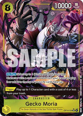 Gecko Moria - OP14-104 - Super Rare (Alternate Art) - The Azure Sea's Seven