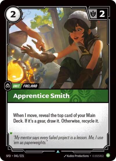 Apprentice Smith - 041/221 - Uncommon - Spiritforged