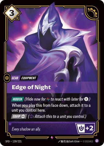 Edge of Night - 139/221 - Rare - Spiritforged