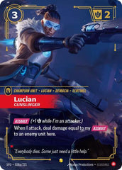 Lucian, Gunslinger - 028a/221 - Showcase (Alternate Art) - Spiritforged