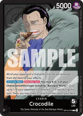 Crocodile - OP14-079 - Leader - The Azure Sea's Seven
