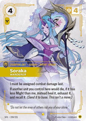 Soraka, Wanderer - 239/221 - Showcase (Overnumbered) - Spiritforged