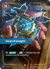 Seal of Insight - 229/221 - Showcase (Overnumbered) - Spiritforged