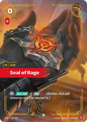 Seal of Rage - 222/221 - Showcase (Overnumbered) - Spiritforged