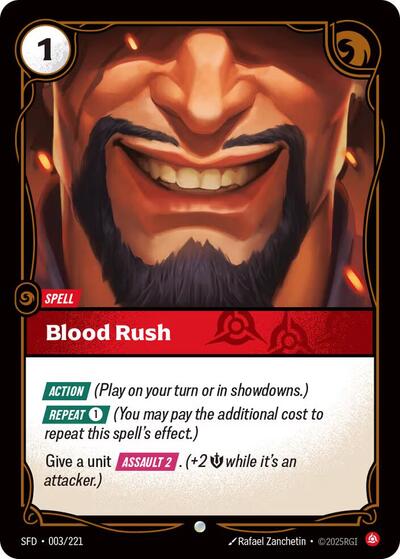 Blood Rush - 003/221 - Common - Spiritforged