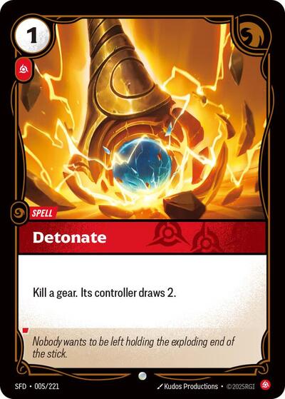 Detonate - 005/221 - Common - Spiritforged