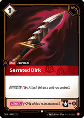 Serrated Dirk - 009/221 - Common - Spiritforged