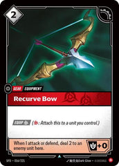 Recurve Bow - 016/221 - Uncommon - Spiritforged
