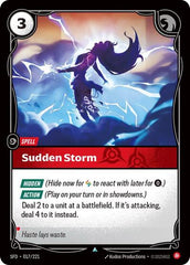 Sudden Storm - 017/221 - Uncommon - Spiritforged