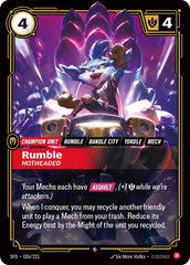 Rumble, Hotheaded - 026/221 - Rare - Spiritforged