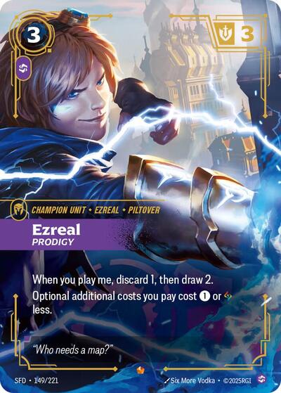 Ezreal, Prodigy - 149/221 - Epic - Spiritforged