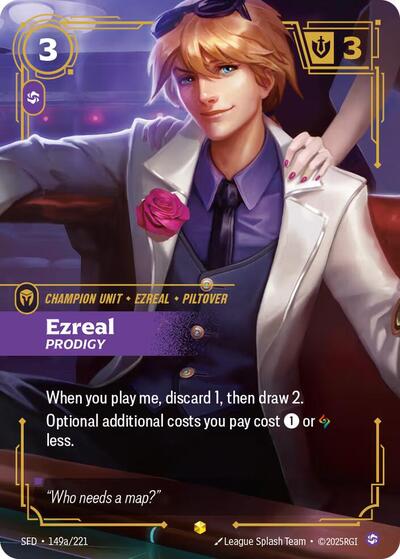 Ezreal, Prodigy - 149a/221 - Showcase (Alternate Art) - Spiritforged