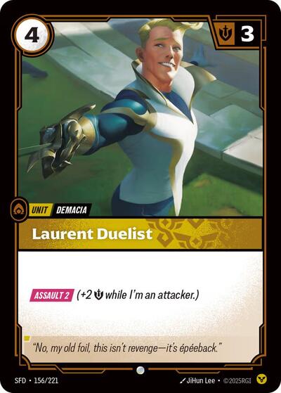 Laurent Duelist - 156/221 - Common - Spiritforged