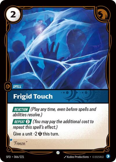 Frigid Touch - 066/221 - Common - Spiritforged