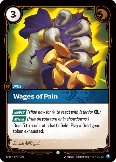 Wages of Pain - 070/221 - Common - Spiritforged