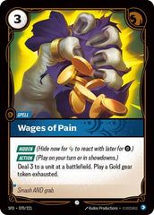 Wages of Pain - 070/221 - Common - Spiritforged