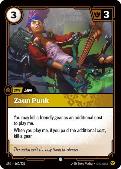 Zaun Punk - 160/221 - Common - Spiritforged