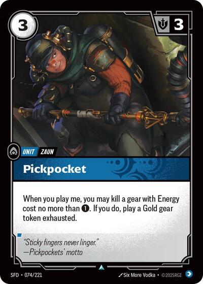 Pickpocket - 074/221 - Uncommon - Spiritforged