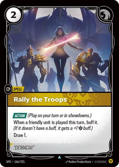 Rally the Troops - 166/221 - Uncommon - Spiritforged