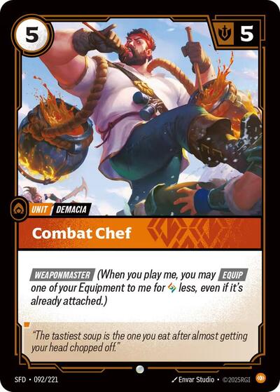 Combat Chef - 092/221 - Common - Spiritforged