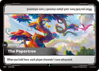 The Papertree - 219/221 - Uncommon - Spiritforged