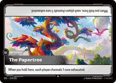 The Papertree - 219/221 - Uncommon - Spiritforged