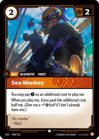 Sea Monkey - 098/221 - Common - Spiritforged