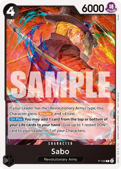 Sabo (Store Tournament 2025 Vol. 4) - P-105 - Promo - One Piece Promotion Cards