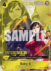 Baby 5 (Winner Pack 2026 Vol. 1) - OP12-112 - Rare - One Piece Promotion Cards