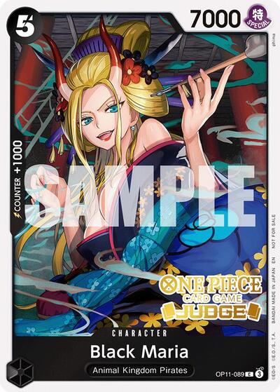 Black Maria (Judge Pack Vol. 7) - OP11-089 - Common - One Piece Promotion Cards