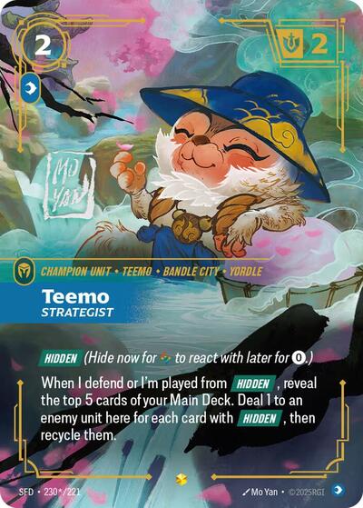 Teemo, Strategist - 230*/221 - Showcase (Signature) - Spiritforged