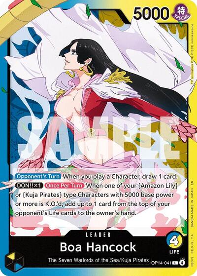 Boa Hancock - OP14-041 - Leader - The Azure Sea's Seven