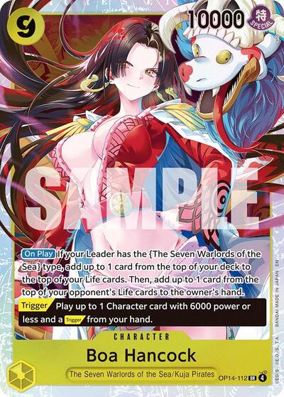 Boa Hancock - OP14-112 - Super Rare - The Azure Sea's Seven