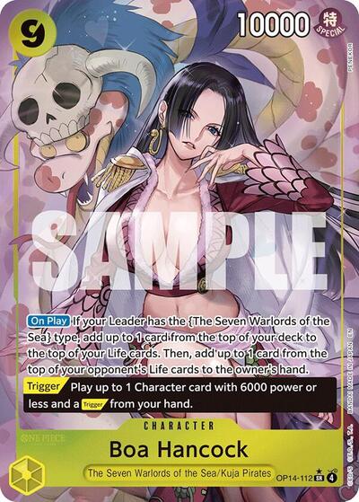 Boa Hancock - OP14-112 - Super Rare (Alternate Art) - The Azure Sea's Seven