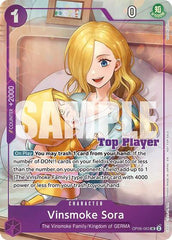 Vinsmoke Sora (CS 25-26 Top Player Pack Vol. 2) - OP06-063 - Uncommon - One Piece Promotion Cards