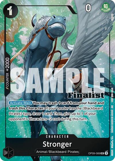 Stronger (CS 25-26 Finalist Card Set 2) - OP09-089 - Uncommon - One Piece Promotion Cards