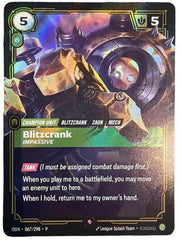 Blitzcrank, Impassive - 067/298 - Promo - Riftbound Organized Play Promotional Cards