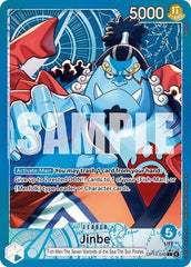 Jinbe - OP14-040 - Leader (Alternate Art) - The Azure Sea's Seven