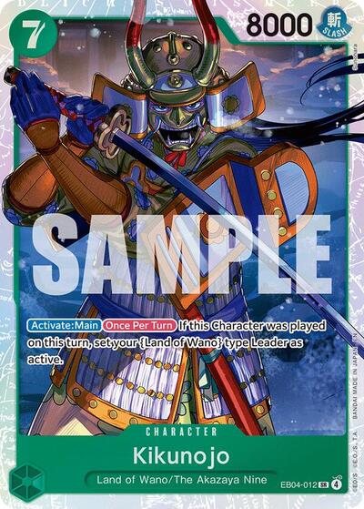Kikunojo - EB04-012 - Super Rare - The Azure Sea's Seven