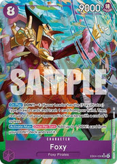 Foxy - EB04-036 - Super Rare (Alternate Art) - The Azure Sea's Seven