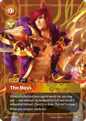Sett, The Boss (Metal) (Best Of) - 269/298 - Promo - Riftbound Organized Play Promotional Cards