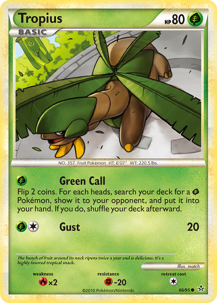 Tropius - 66/95 - HS—Unleashed