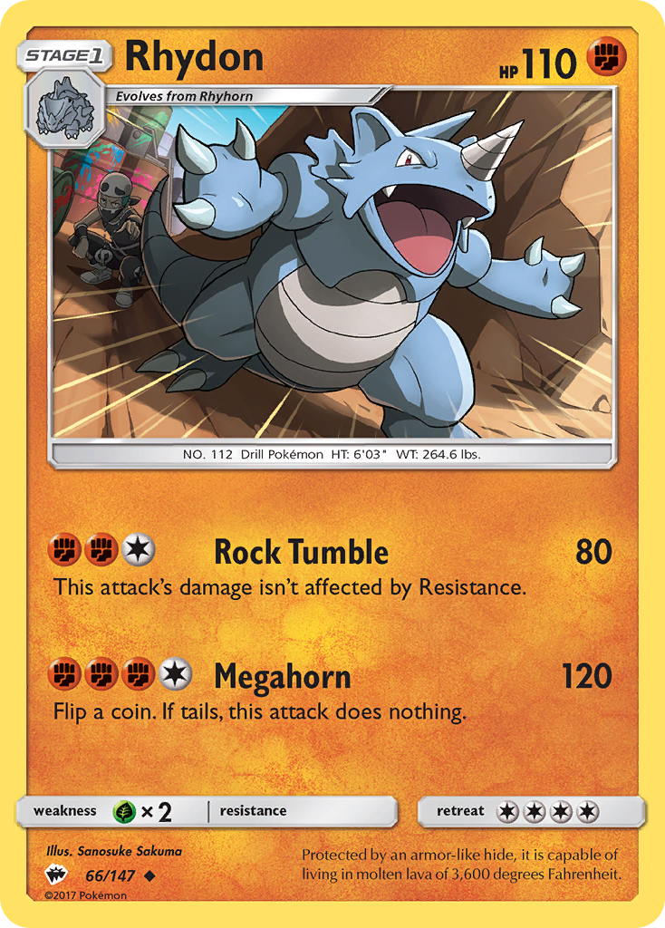 Rhydon - 066/147 - Burning Shadows