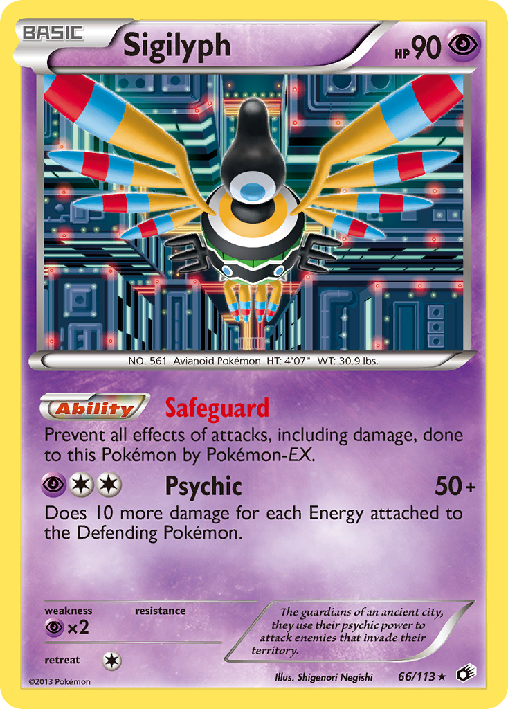 Sigilyph - 066/113 - Legendary Treasures