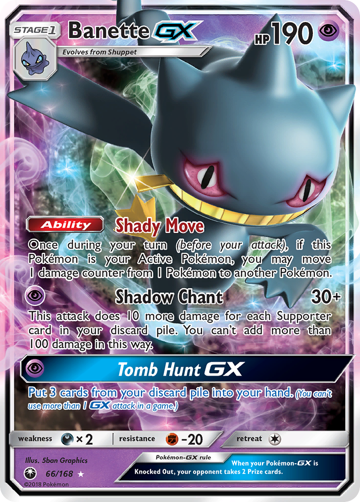 Banette-GX - 066/168 - Celestial Storm