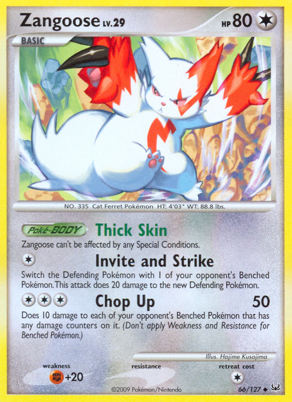 Zangoose - 066/127 - Platinum