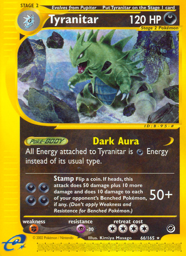 Tyranitar - 066/165 - Expedition Base Set