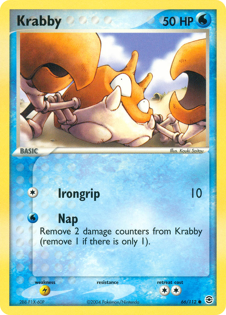 Krabby - 066/112 - FireRed & LeafGreen